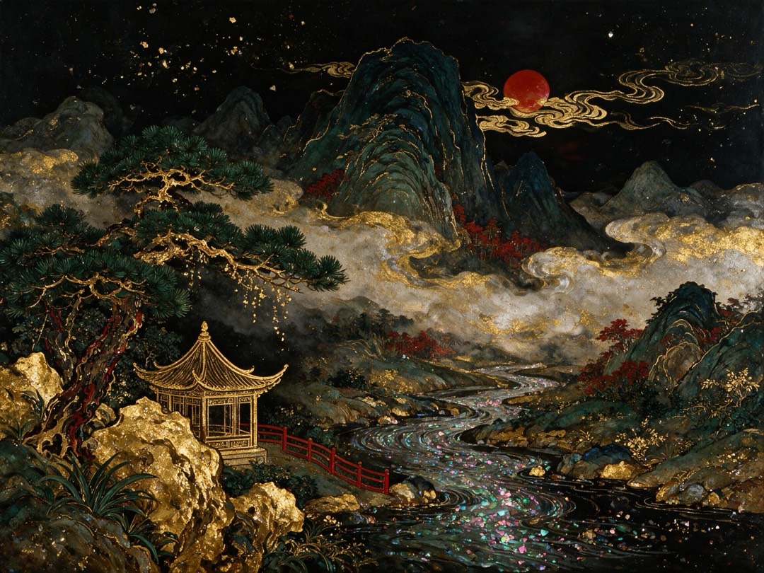 Lacquer painting